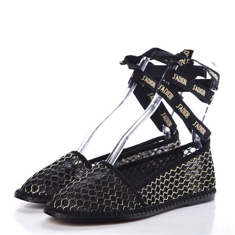 dior nicely d lace up espadrille|CHRISTIAN DIOR Mesh Nicely.